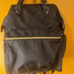 Kroser Black  Lap Backpack with Black and Gold  Accents XL